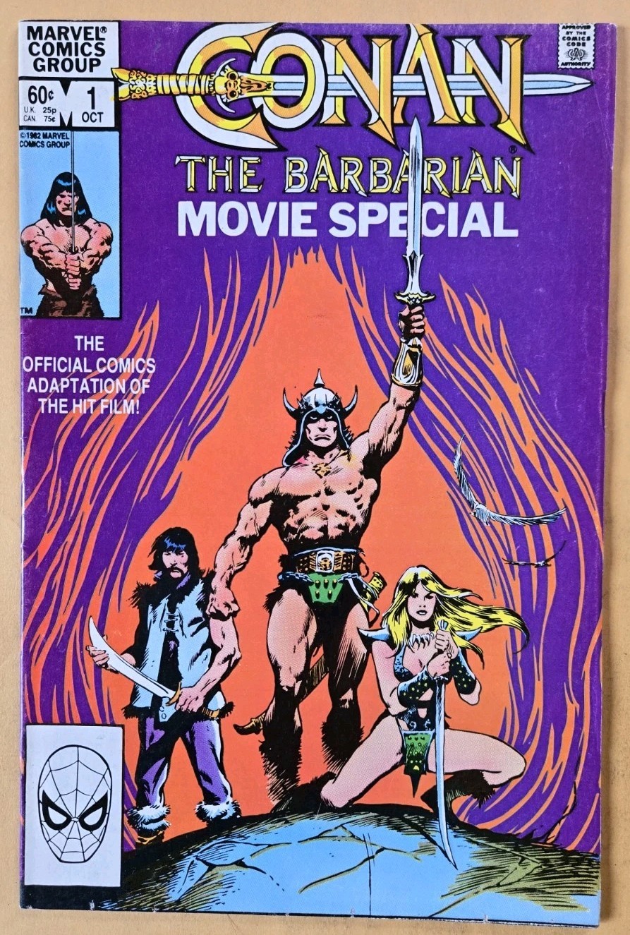 Conan the Barbarian Movie Special #1 VG (4.0) Art By Buscema! Marvel Comic 10/82