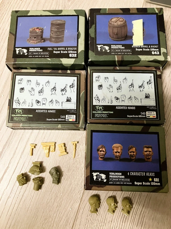 Verlinden Model - Assorted 120mm accessoires