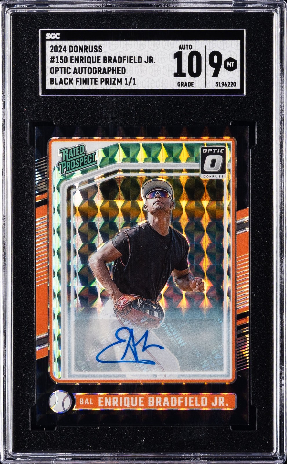 2024 DONRUSS #150 ENRIQUE BRADFIELD JR. SGC 9