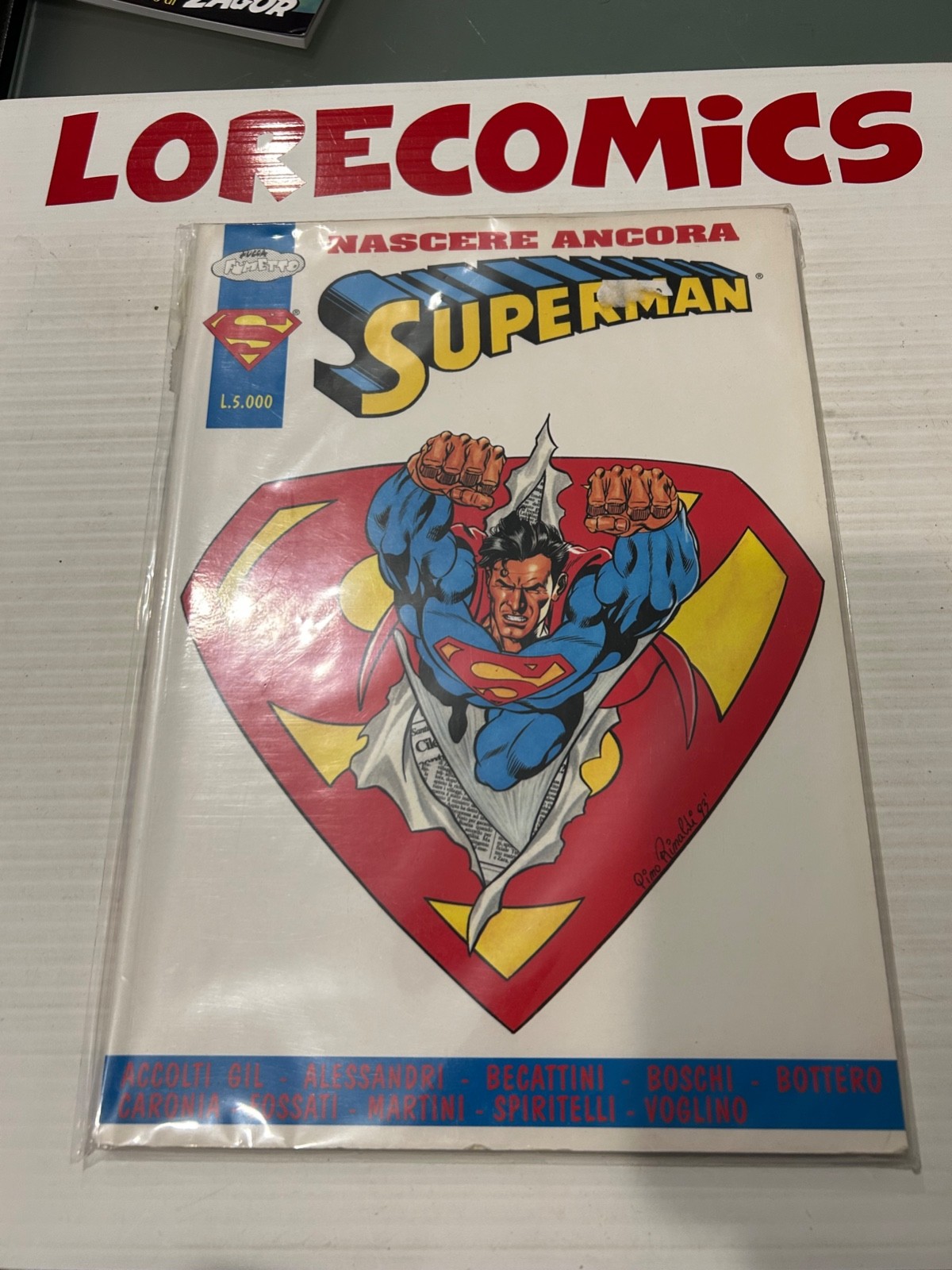 SPECIALE SUPERMAN NASCERE ANCORA LUCCA FUMETTO