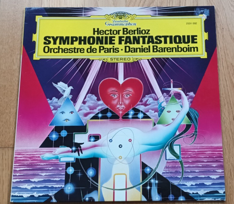 DG 2531 092 Berlioz Symphonie Fantastique Orchestre de Paris Daniel Barenboim NM