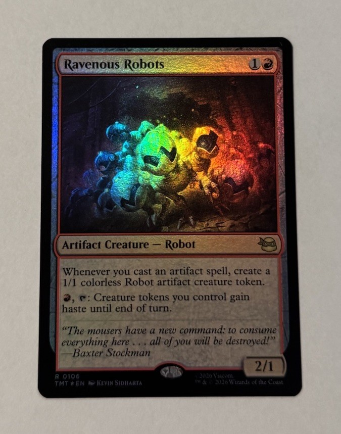 MTG Ravenous Robots (Foil) Teenage Mutant Ninja Turtles #106 LP