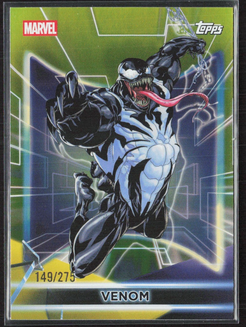 2026 Topps Neon Marvel VENOM giallo FOIL # /275 #96