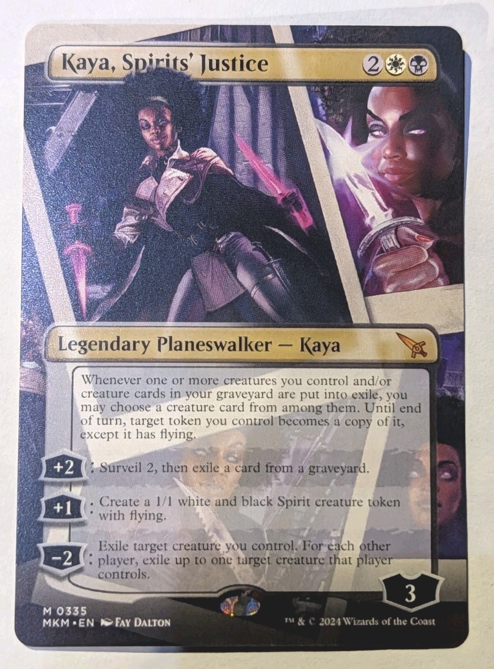 Kaya, Spirits' Justice (Borderless) Murders at Karlov Manor - MTG MYTHIC