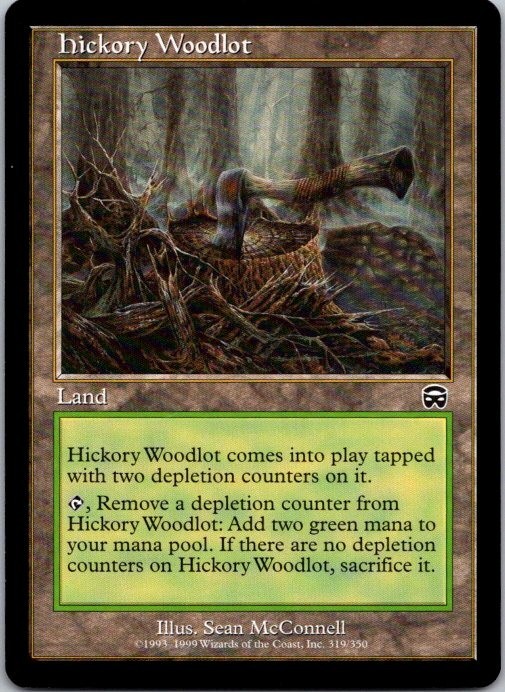 Lot of 7 MTG Magic The Gathering Hickory Woodlot Mercadian Masques See Scans