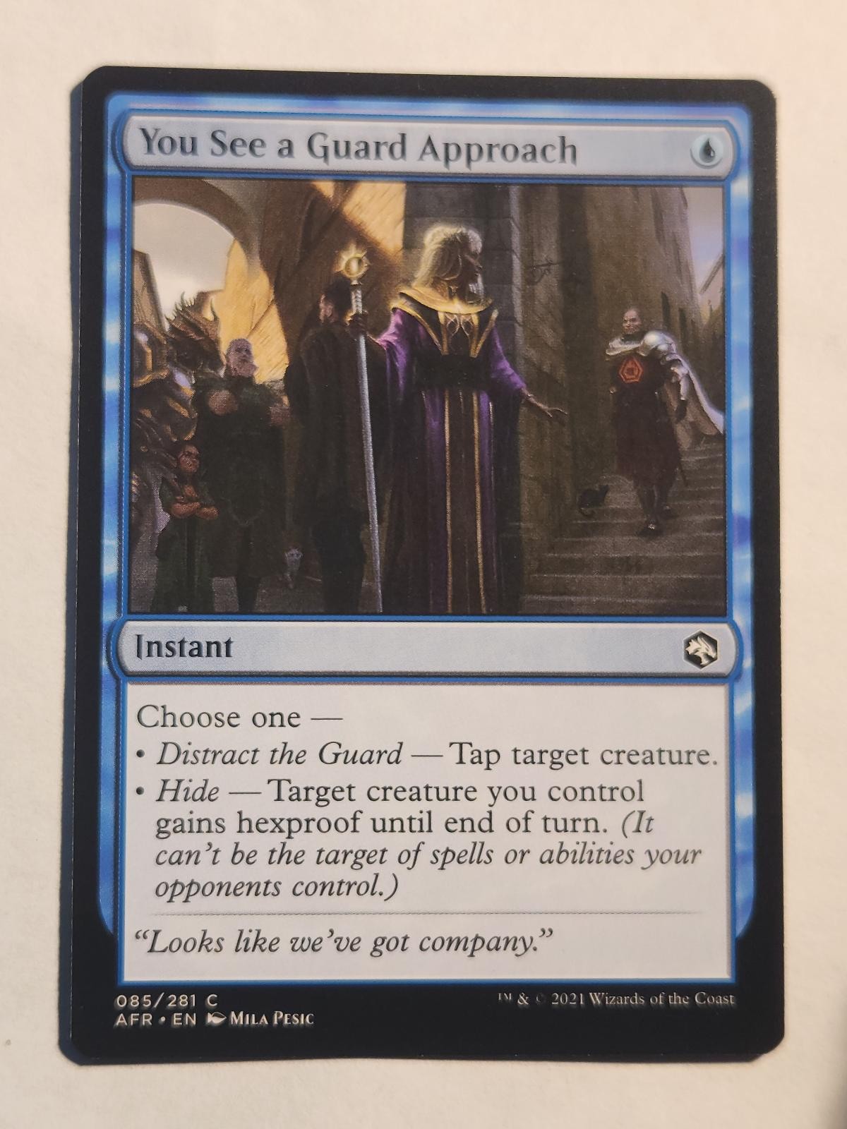 You See a Guard Approach 85 Avventure nei Regni Dimenticati Magic MTG LP