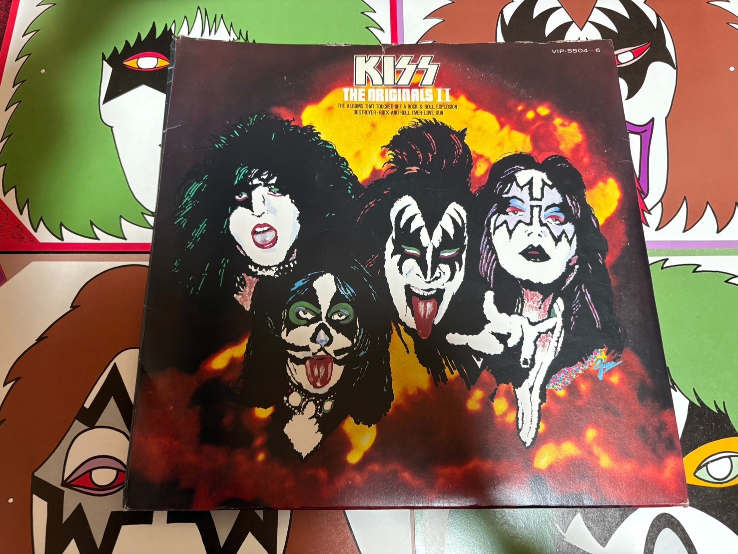 KISS ORIGINALS 2 CASABLANCA VIP-5504,5,6 Japan VINYL 3LP W/Mask B