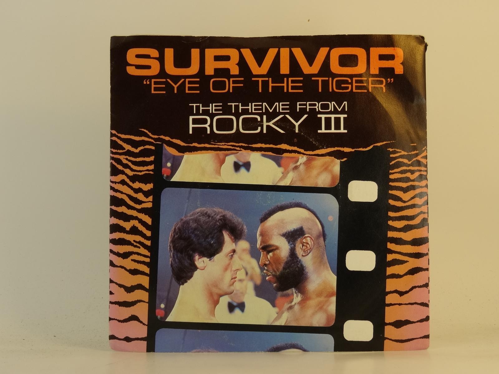 SURVIVOR EYE OF THE TIGER (58) 2 Track 7" Single plus Picture Sleeve WARNER BROS