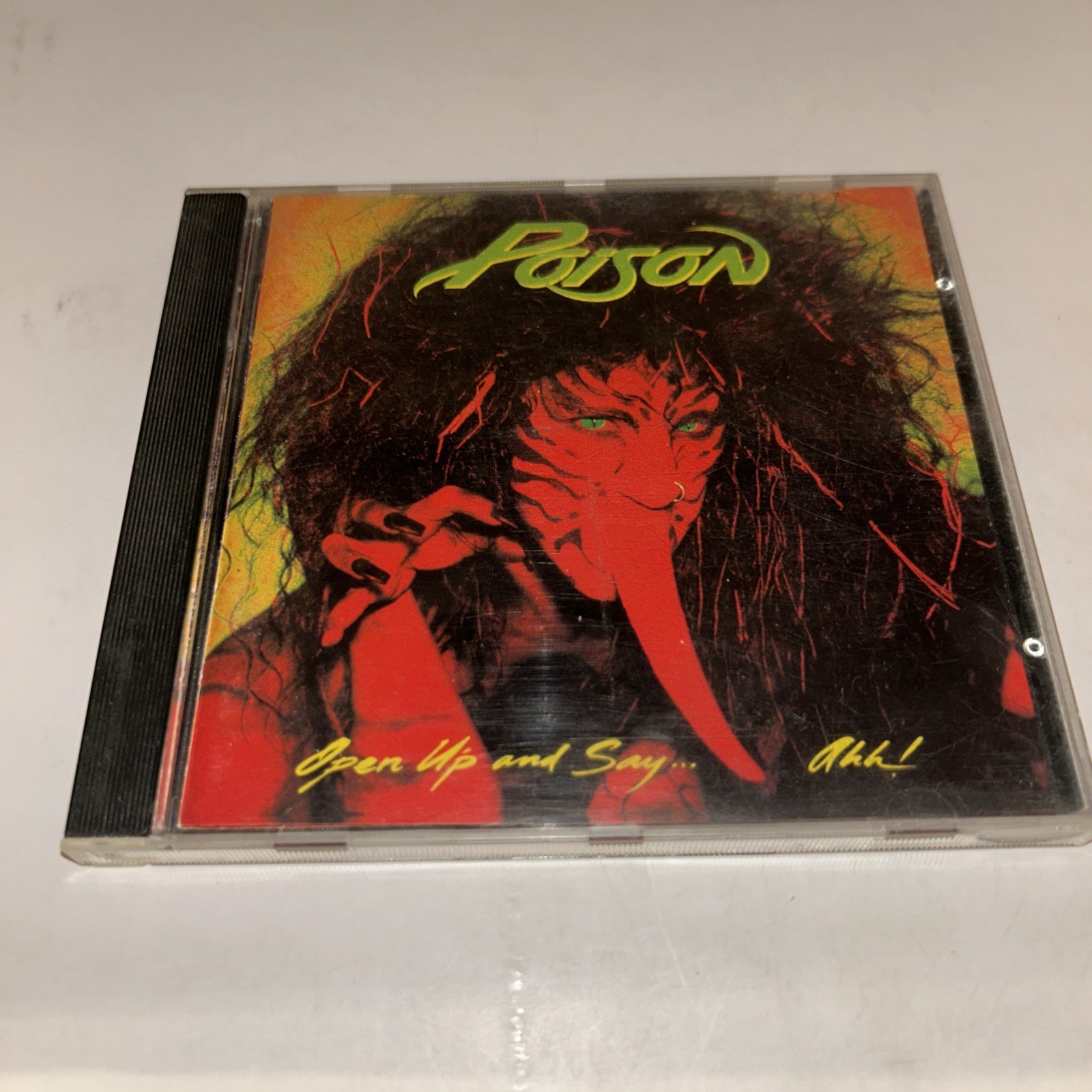 POISON • Open Up And Say … Ahh! ~ 1988 Enigma Capitol Uncensored Cover