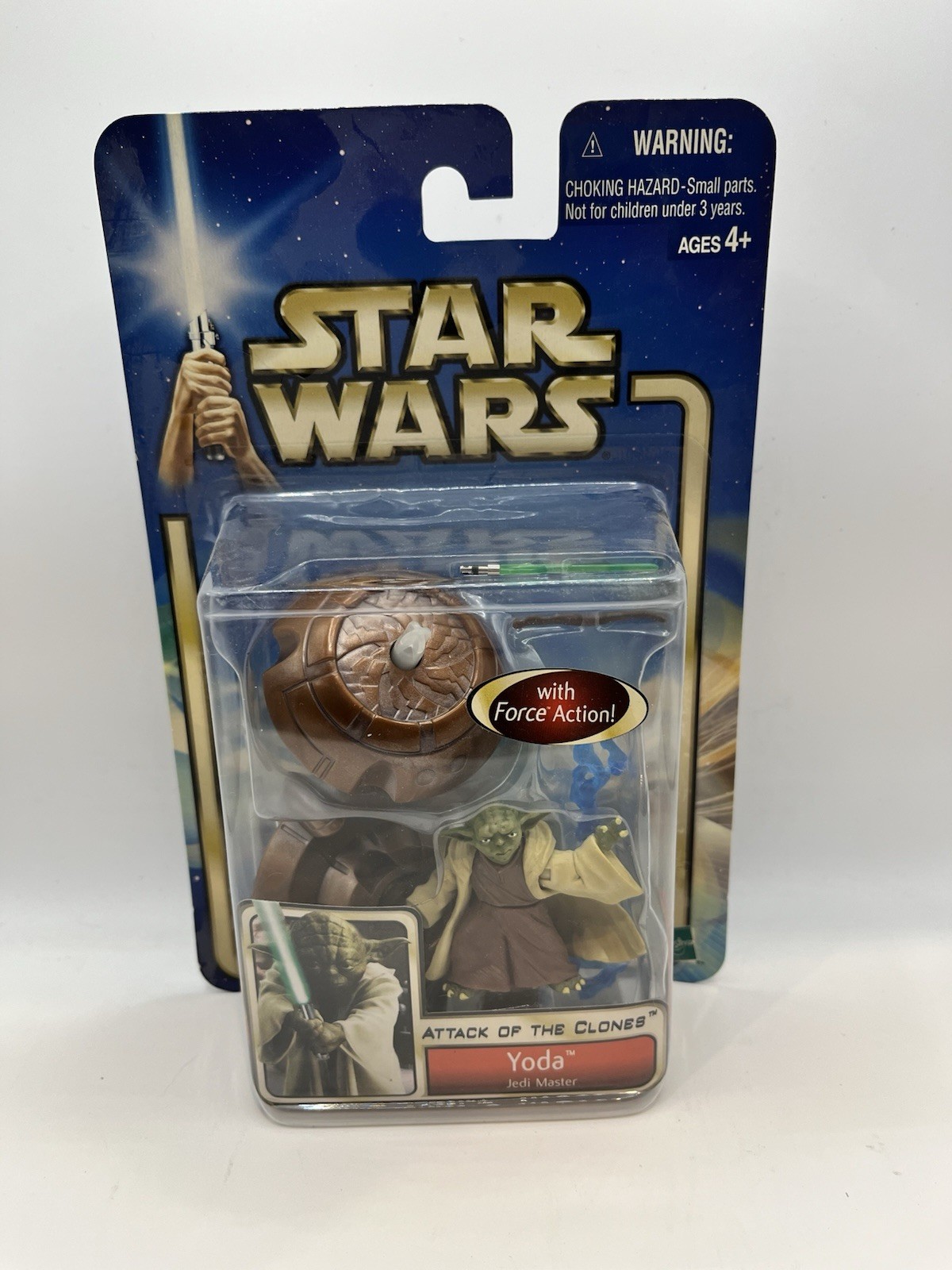 Star Wars Saga L'attacco dei cloni YODA Jedi Master #02-23 2002