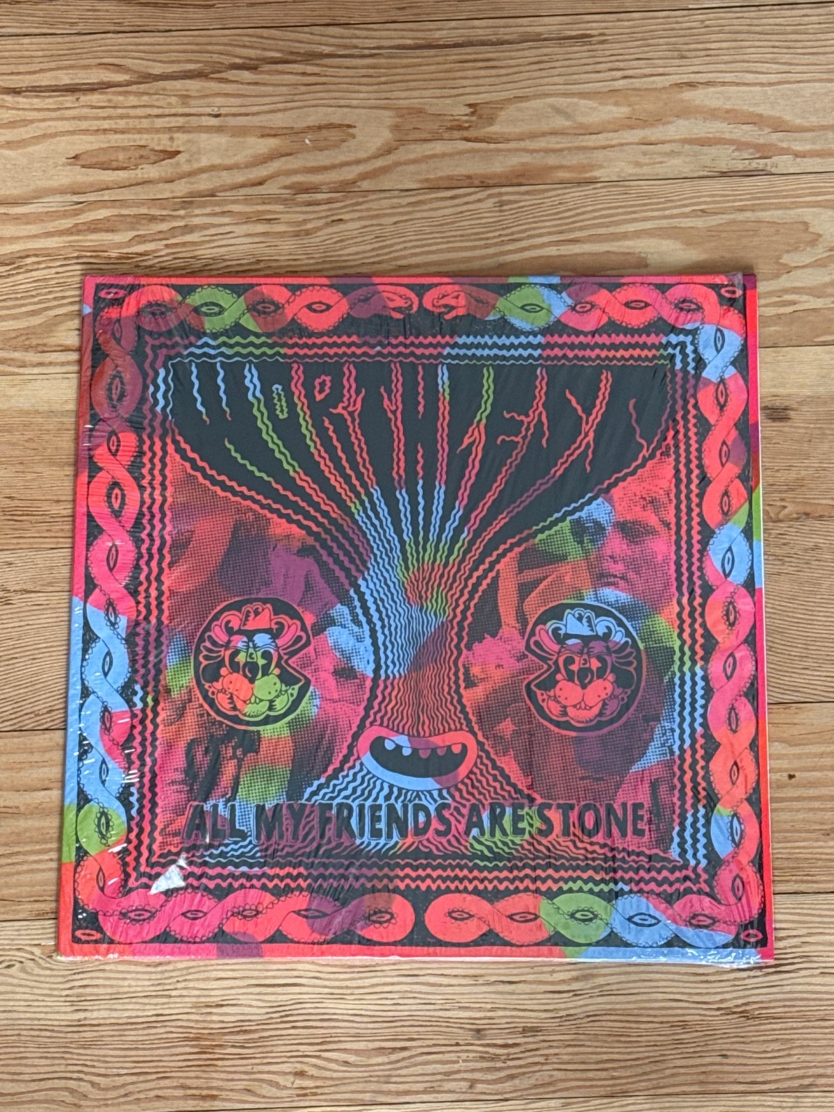 Worthless - All My Friends Are Stone Rare Psych Splatter Vinyl LP + Flexi Disc