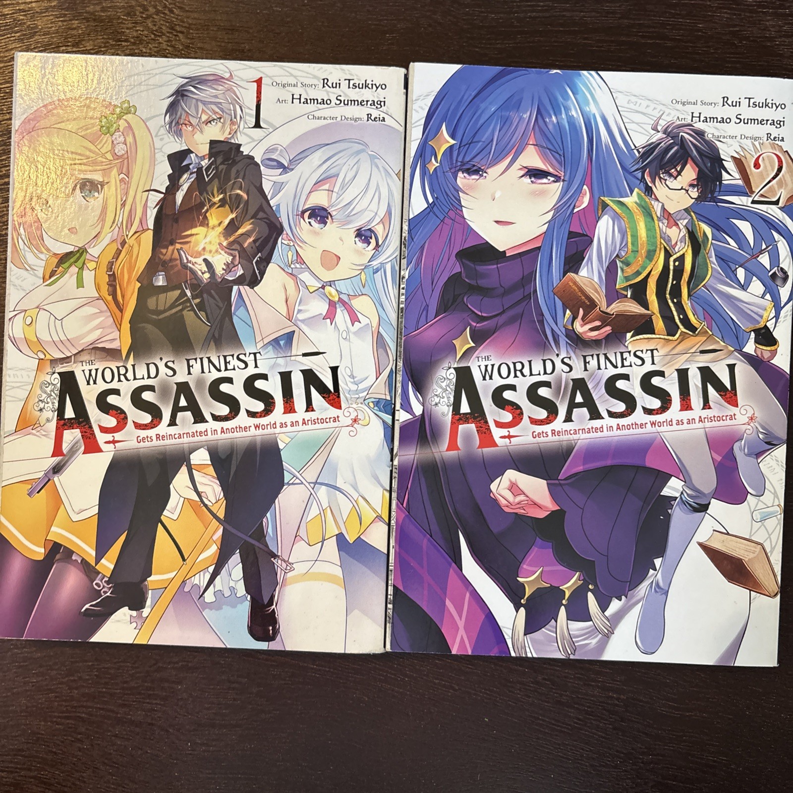 Il miglior assassino del mondo ottiene reincarnato light novel volume 1-2 ENG, YEN