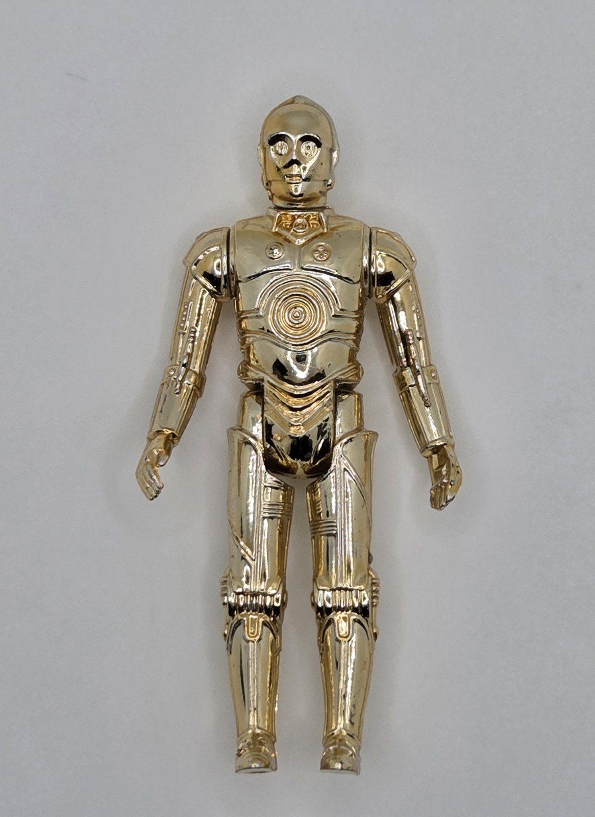 Figurina Vintage Star Wars C3PO 1977 GIUNTI NON ROTTI IMMAGINI SPIEGANO LA BELLEZZA