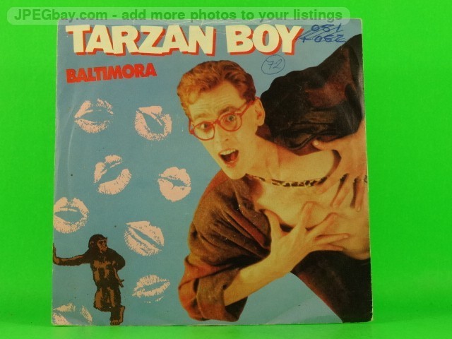 BALTIMORA TARZAN BOY (1) (147) 2 Track 7" Single plus Picture Sleeve EMI