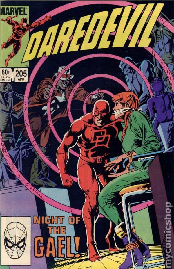 Daredevil #205 FN/VF 7.0 1984 Immagine Stock