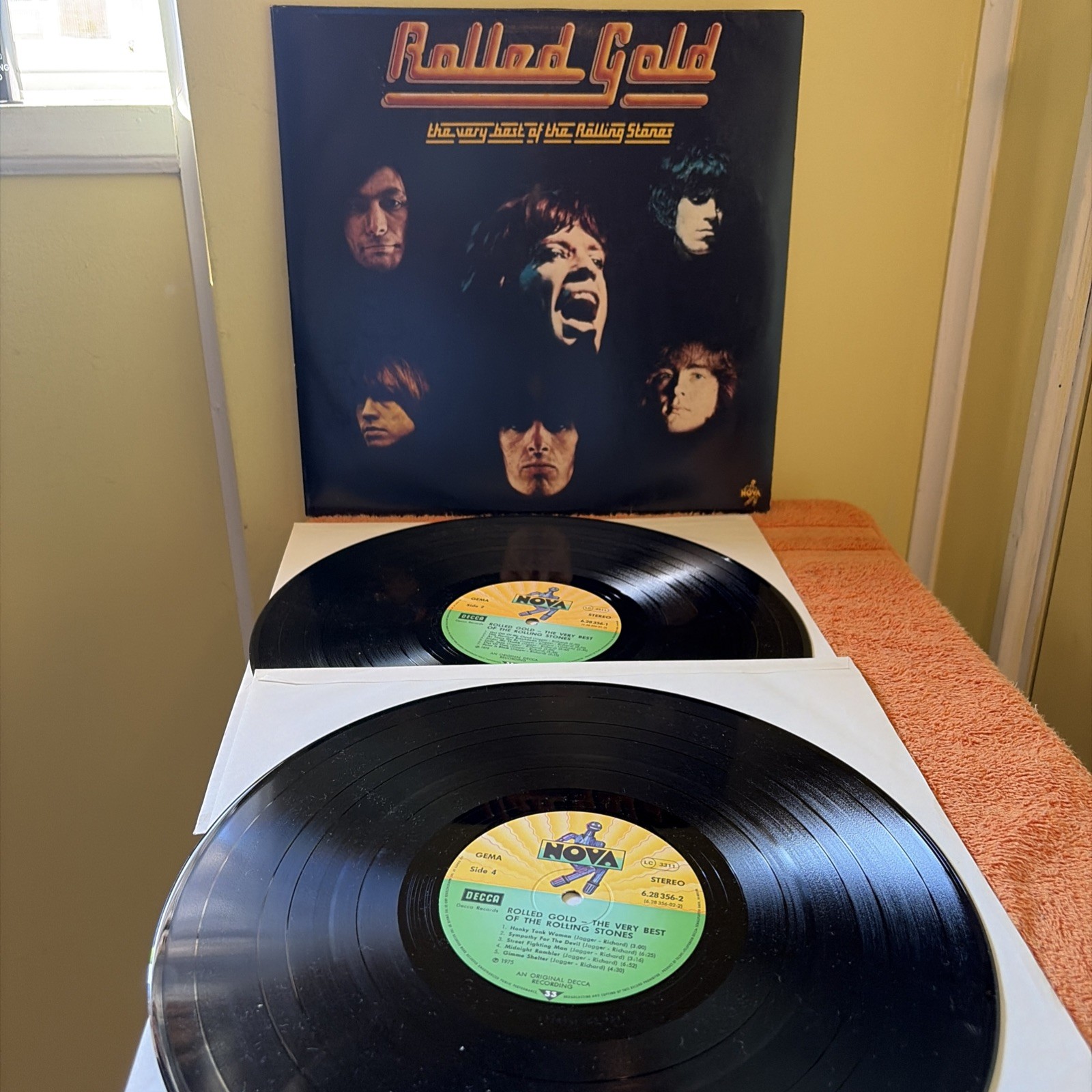The Rolling Stones • Rolled Gold 1975 • NOVA German Import • EX+ Double LP Decca
