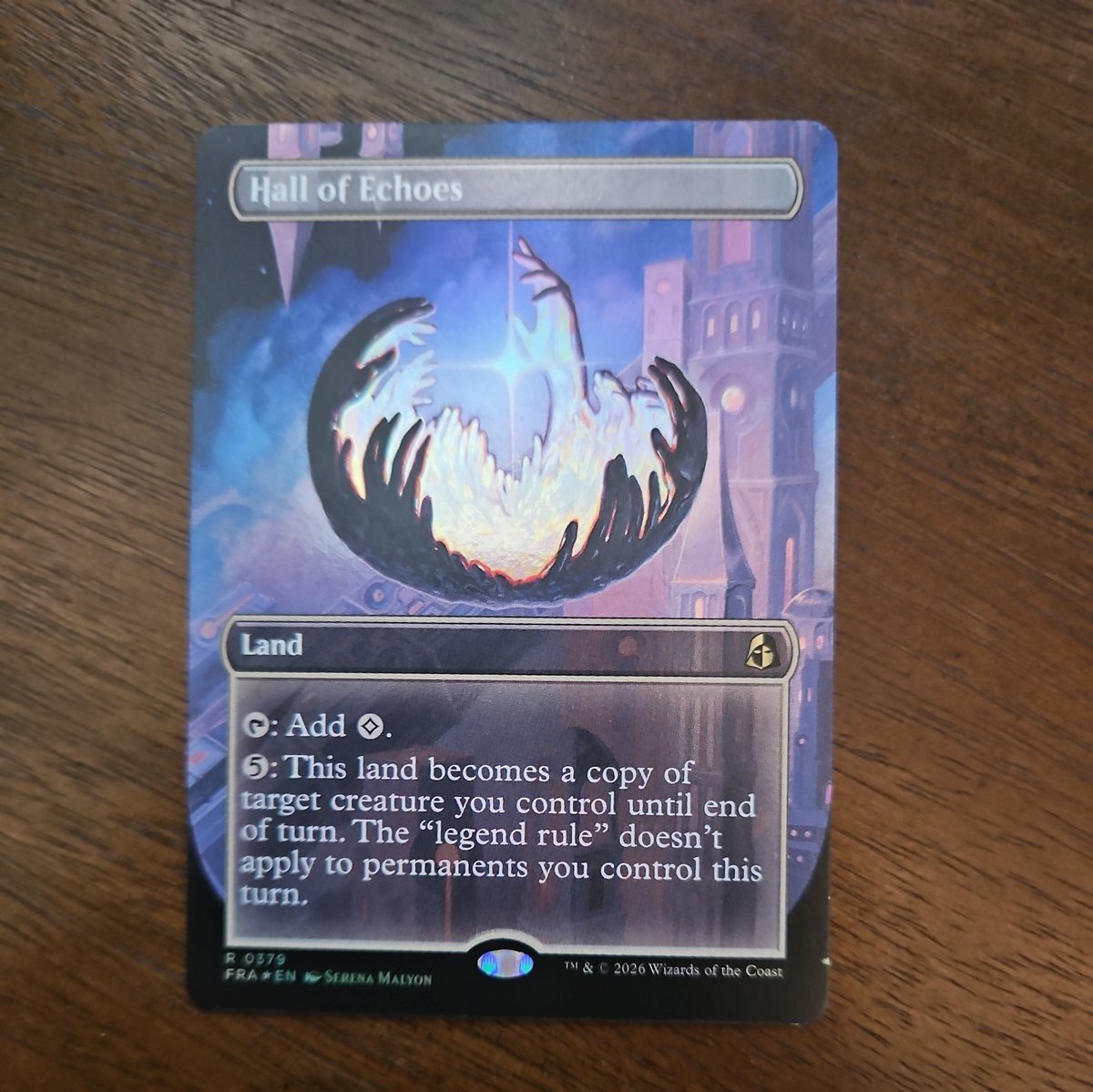 Hall of Echoes (Borderless) 379 Reality Fracture Magic: The Gathering Foil NM