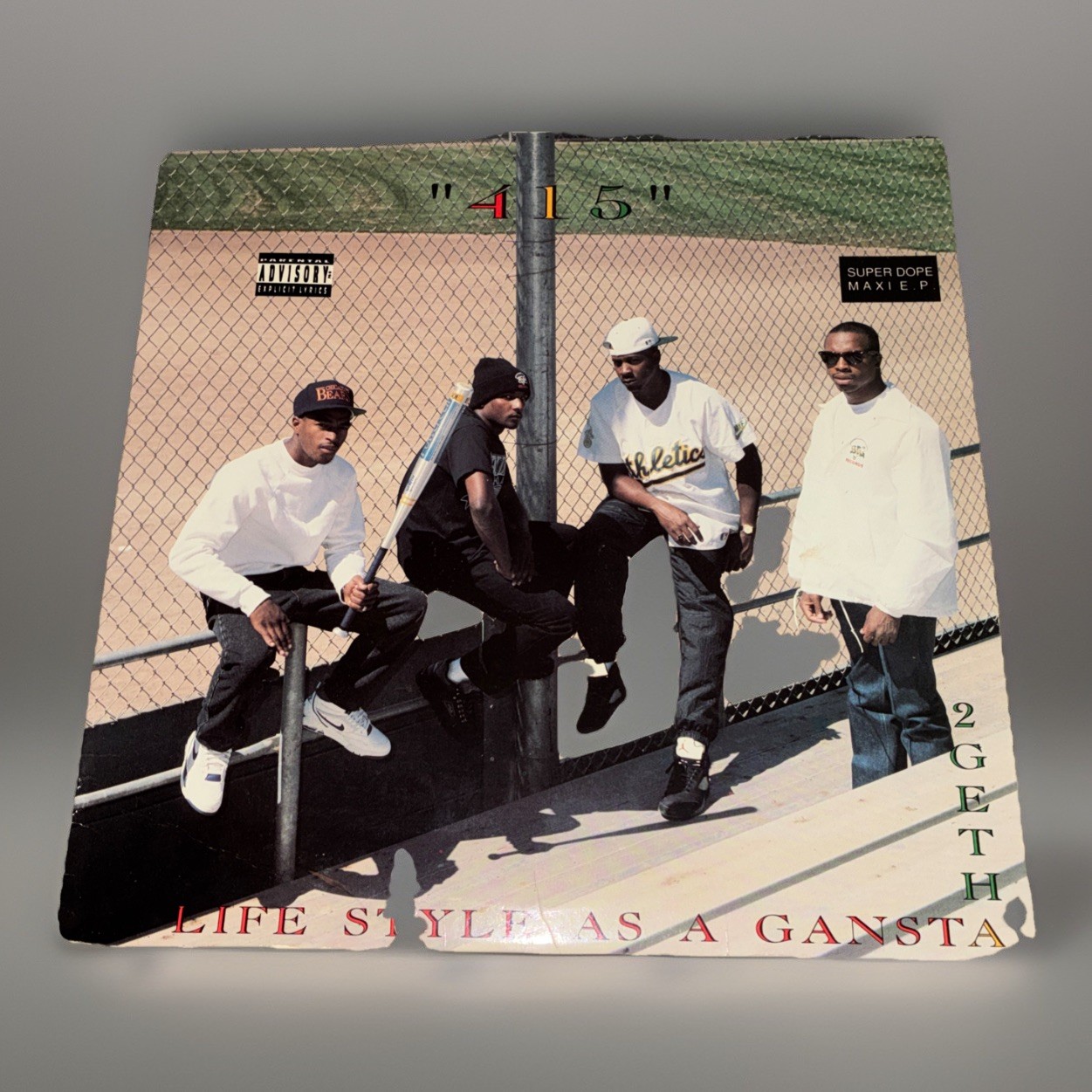 415 2Getha Lifestyle As A Gangsta Maxi EP Bay Area Rap Oakland Rare Vinyl Record