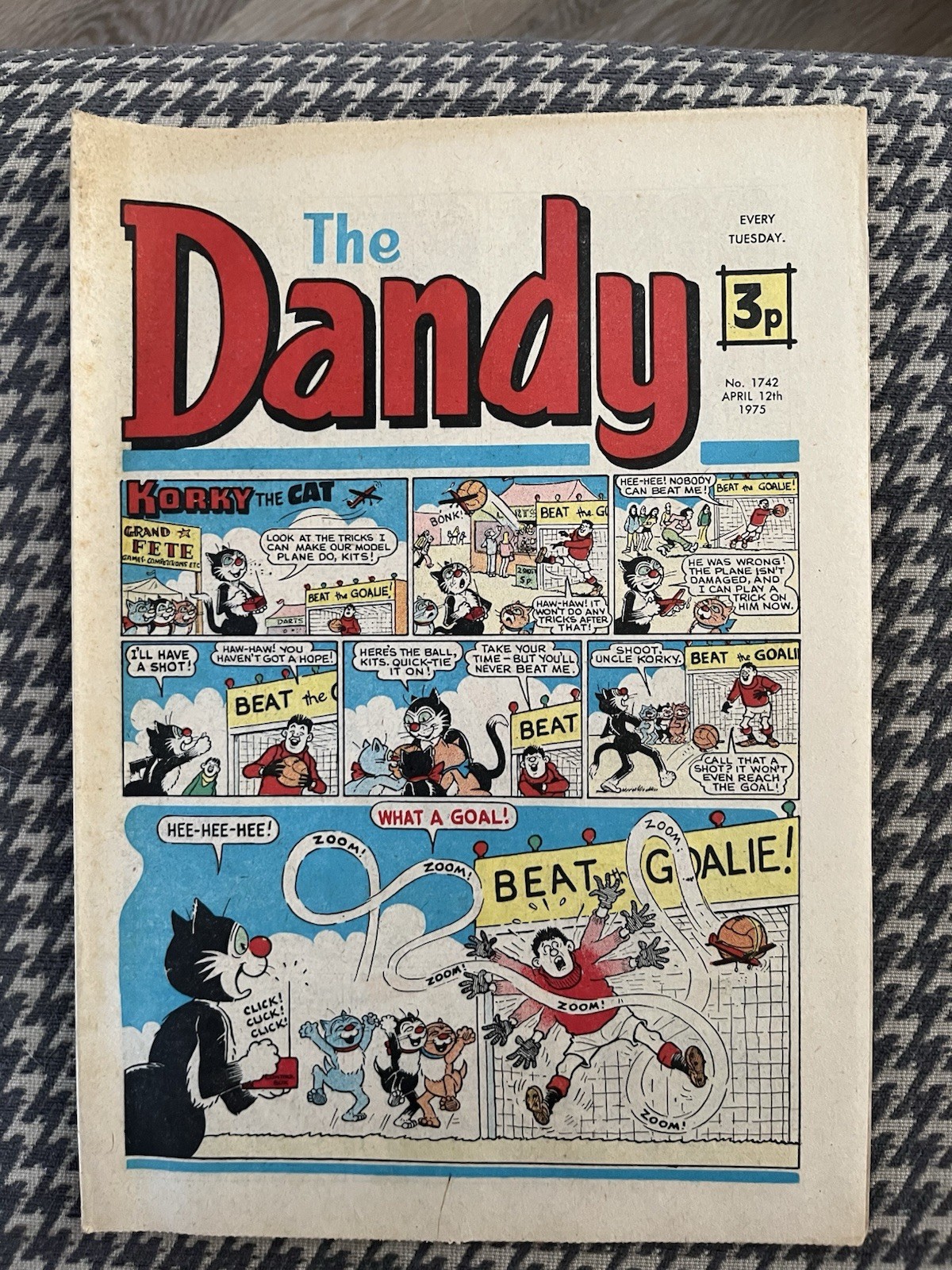The Dandy Comic No# 1742 April 12th 1975 FN/VF