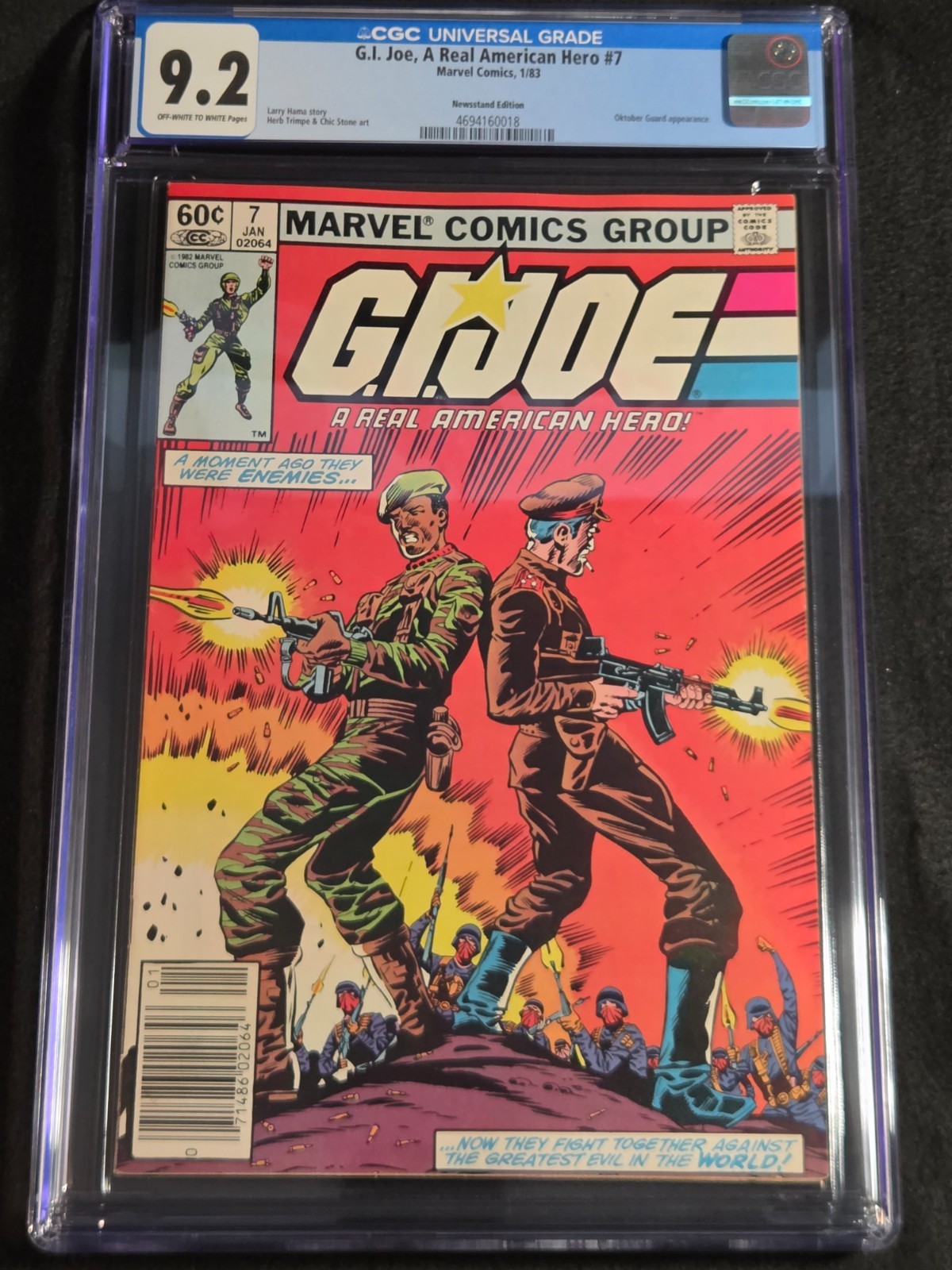 GI Joe, un vero eroe americano #7 Edicola CGC 9.2