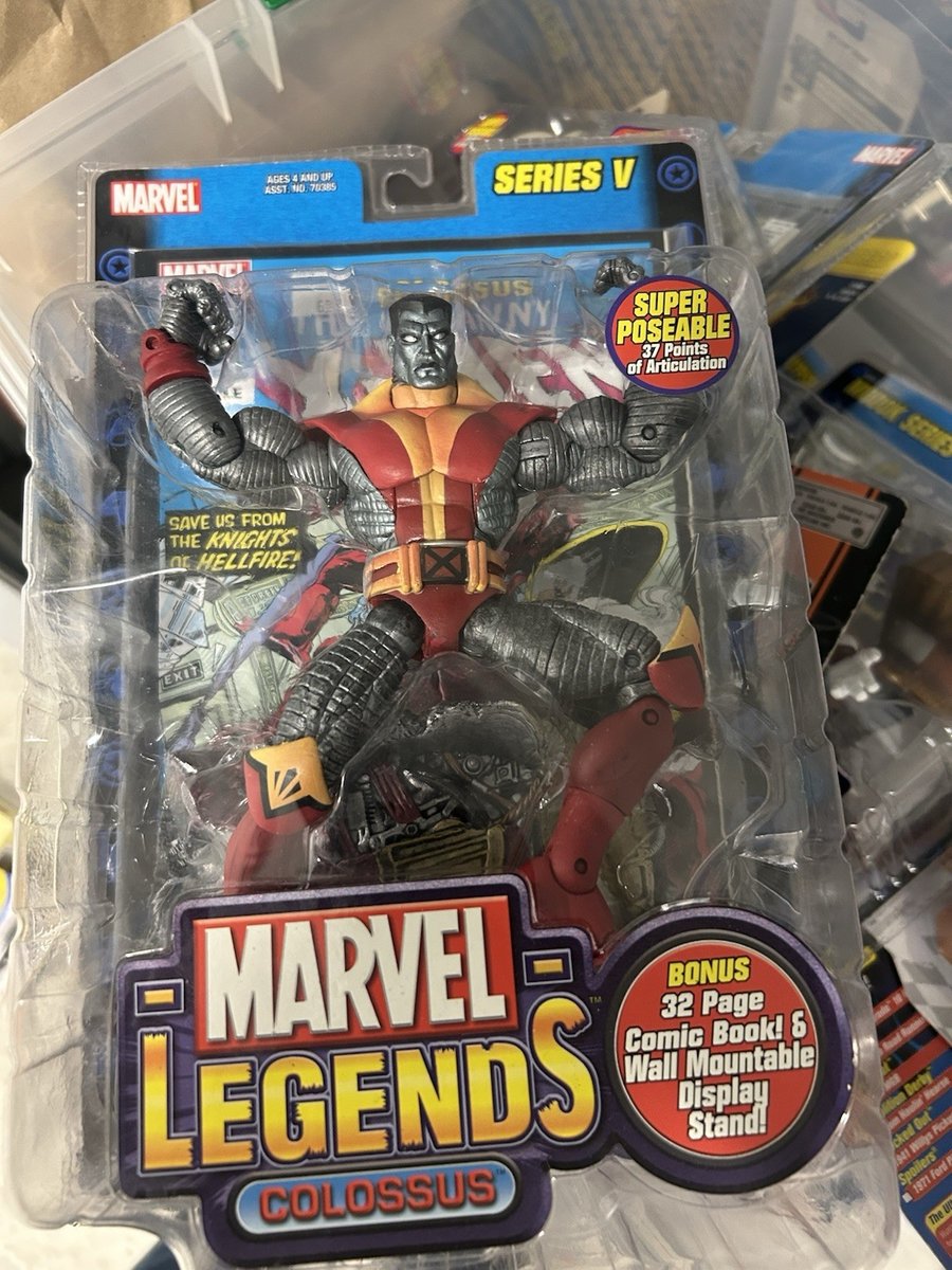 2003 Toy Biz Marvel Legends Colossus Serie V The Uncanny X-Men Fumetto 6" NUOVO