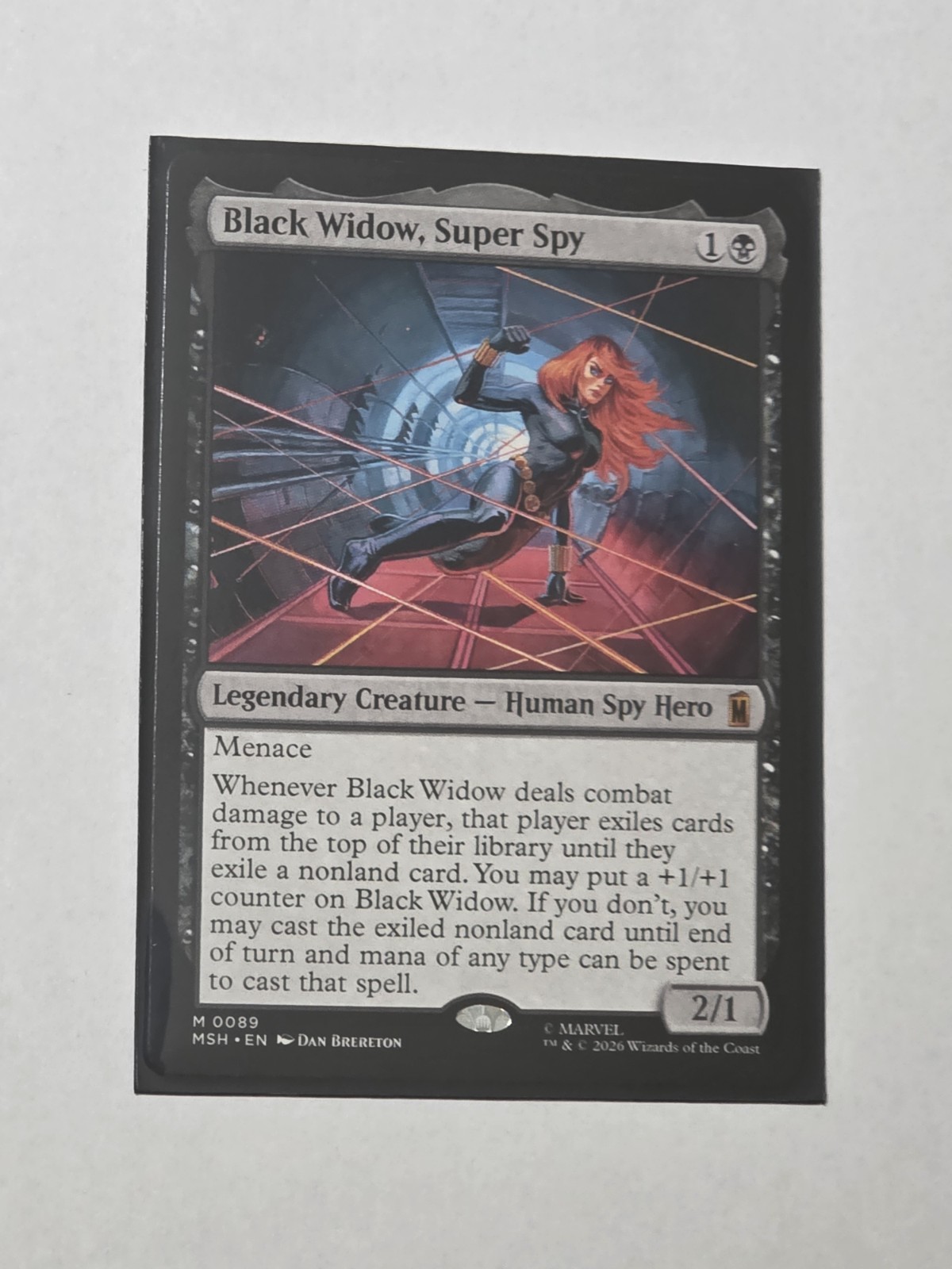 Vedova Nera, Super Spy - MSH - Near Mint - MTG
