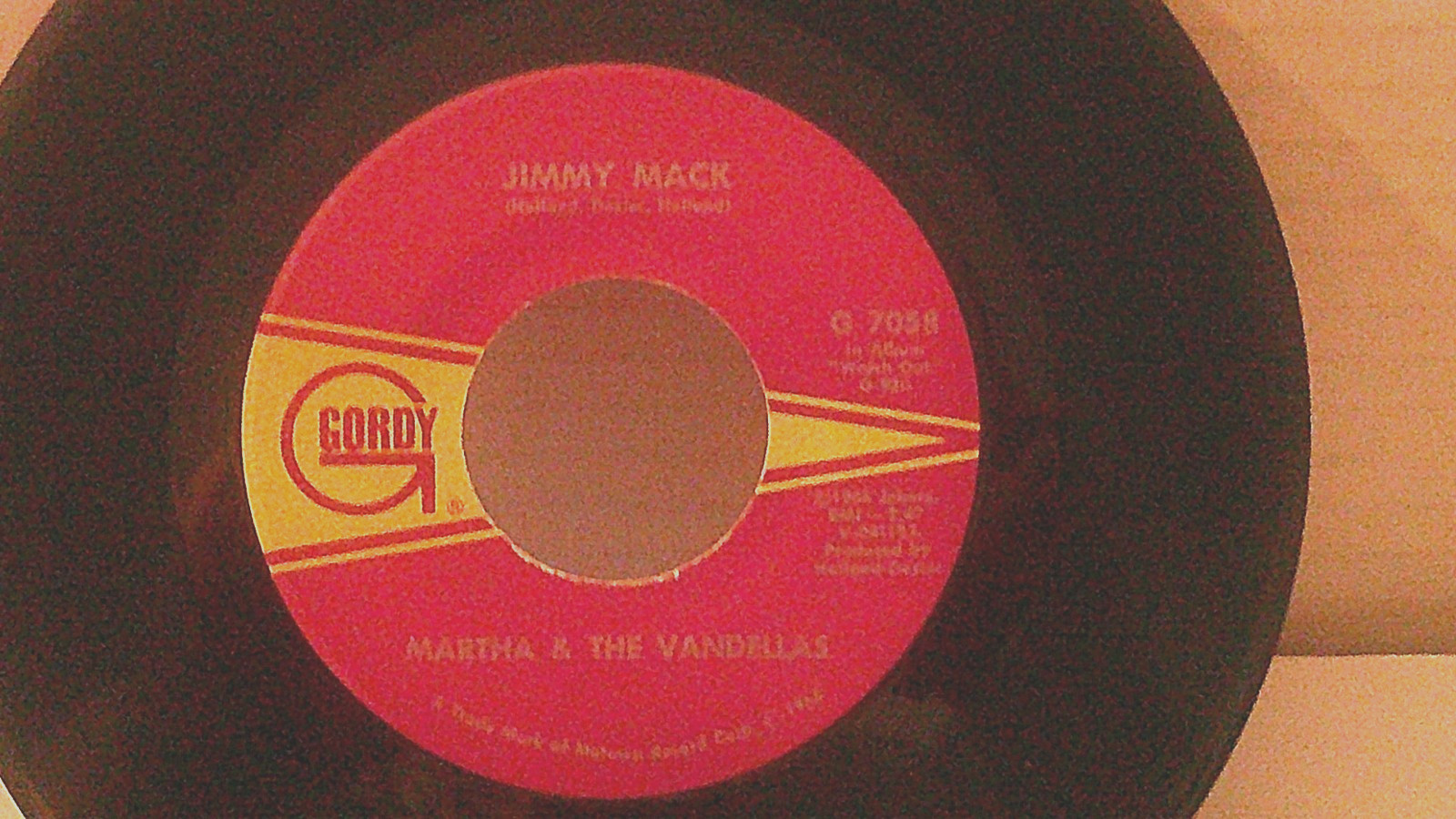 Martha & The Vandellas,Gordy 7058"Jimmy Mack"US,7" 45,1966 Motown hit single,M