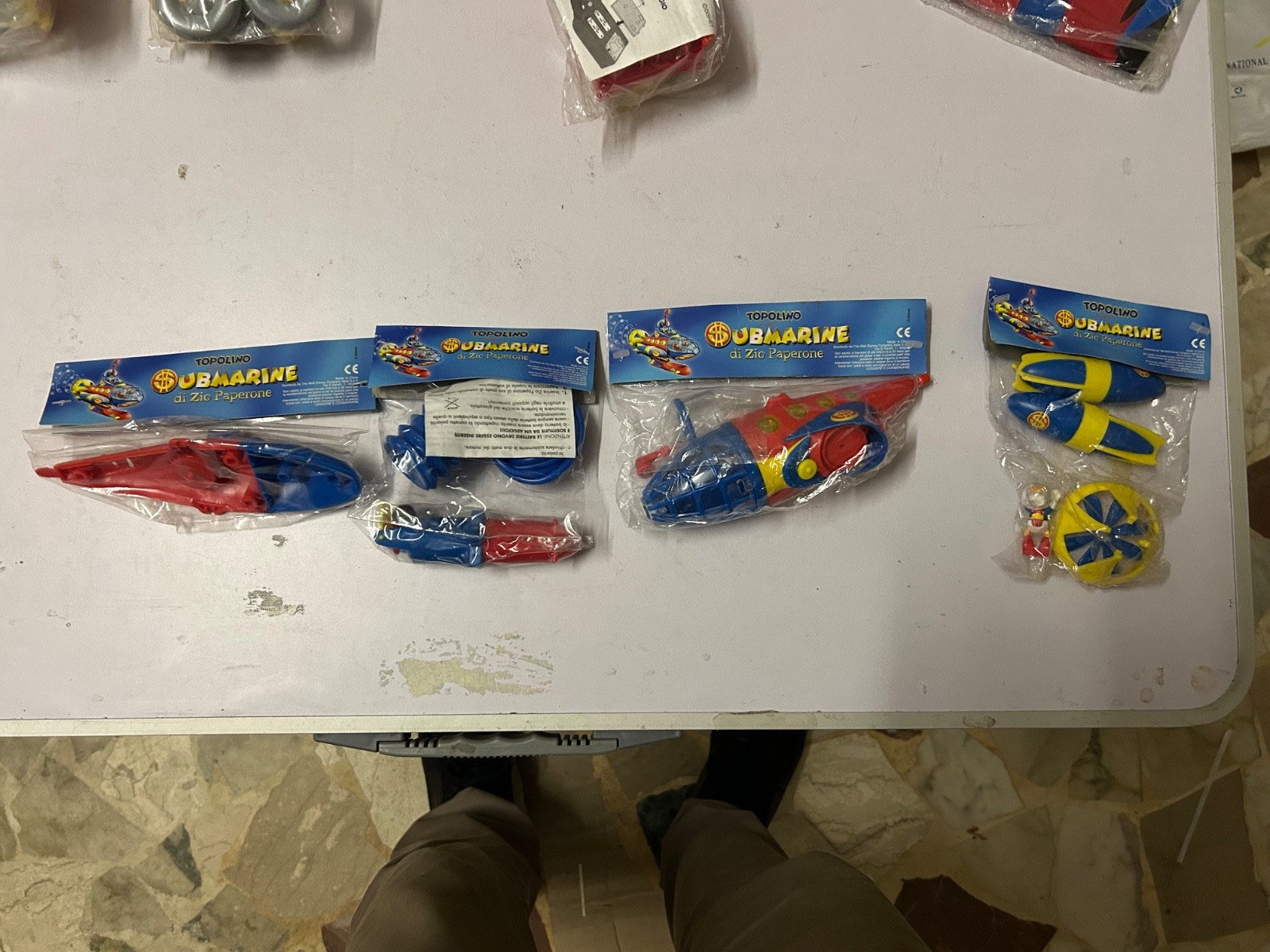 Disney gadget topolino libretto submarine zio paperone completa pezzi sigillati