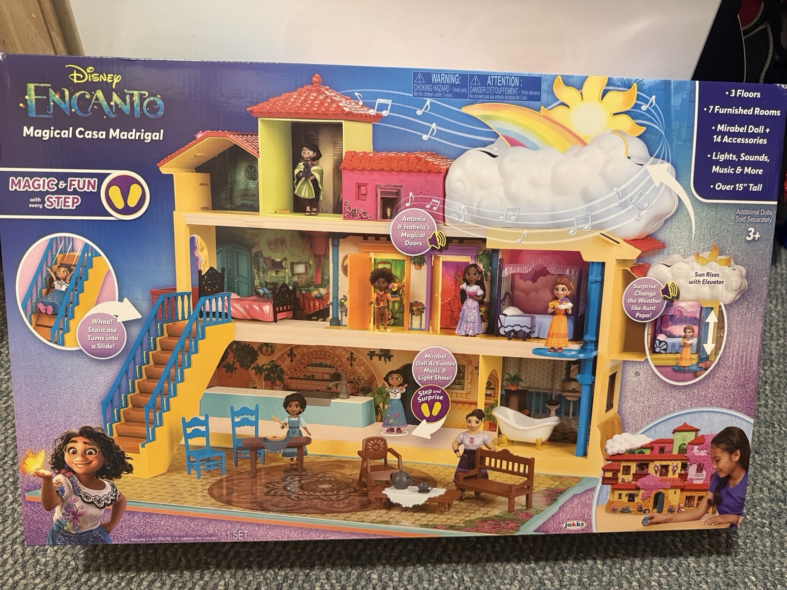 JAKKS Pacific Disney Encanto Magical Casa Madrigal Playset - Nuovo
