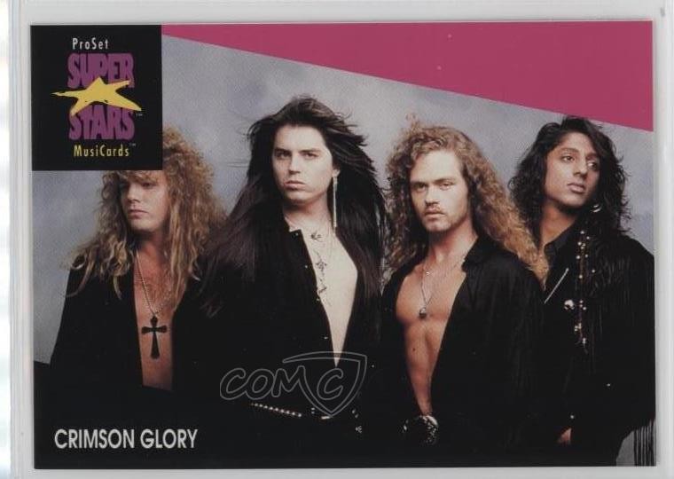 1991-92 Pro Set Super Stars MusiCards Crimson Glory #157 1b9b