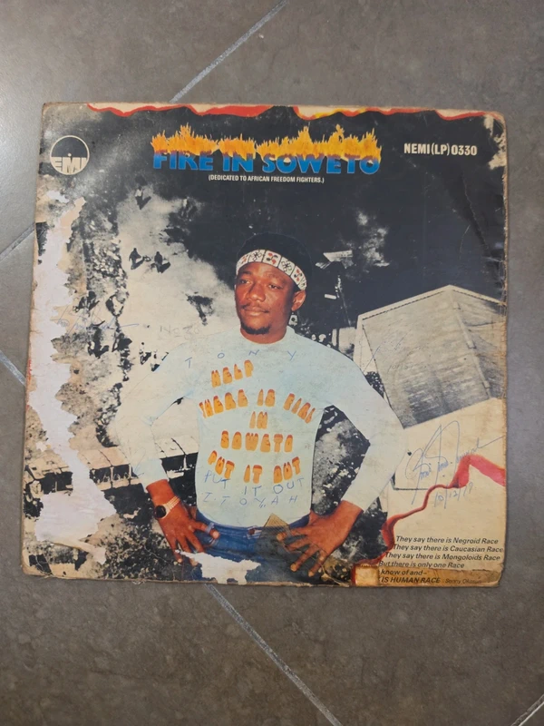 Sonny Okosun Fire In Soweto [Emi] Reggae Funk