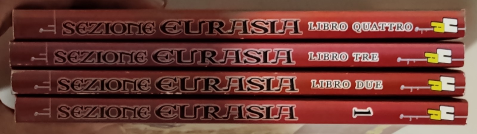UNIVERSO ALFA SEZIONE EURASIA da 1 a 4 collezione completa PRIMA EDIZIONE