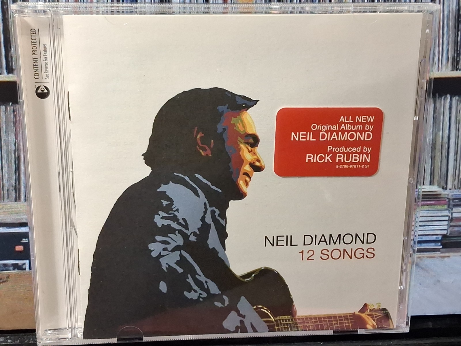 Neil Diamond - 12 Songs (CD, Nov-2005, Columbia) *LIKE NEW* with hype sticker