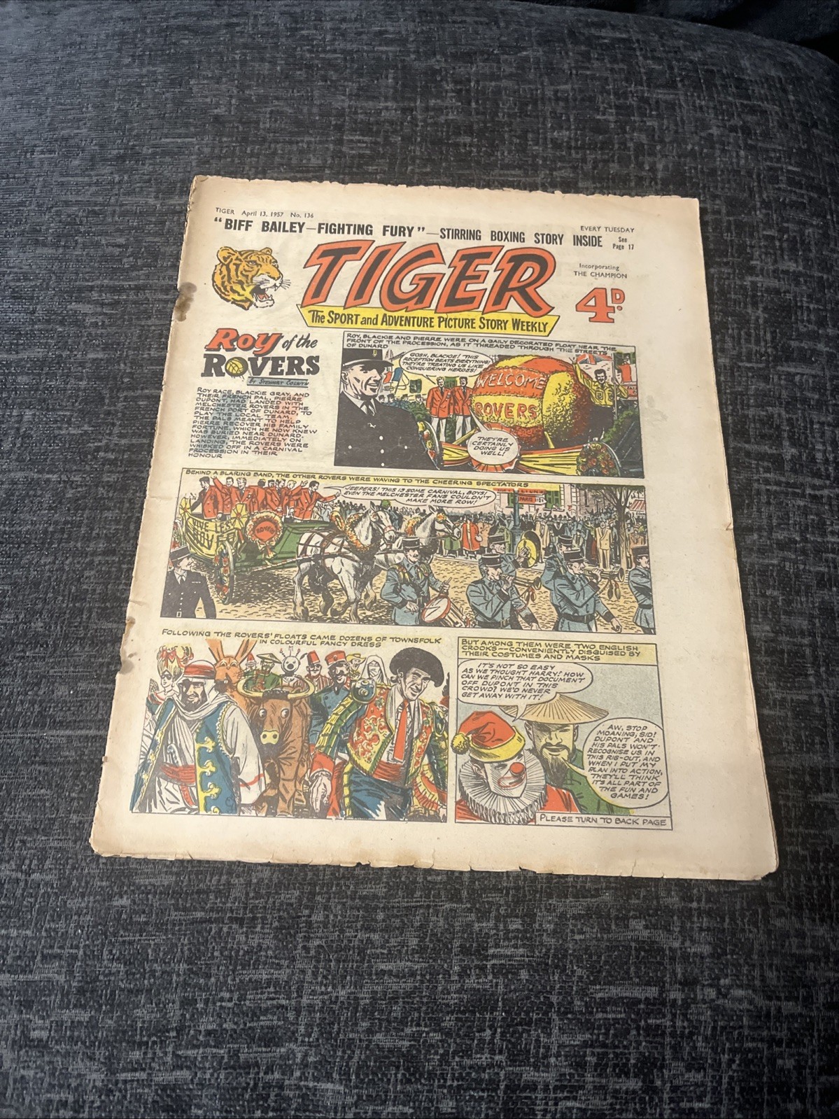 Tiger Comic - #136 - 13 April 1957