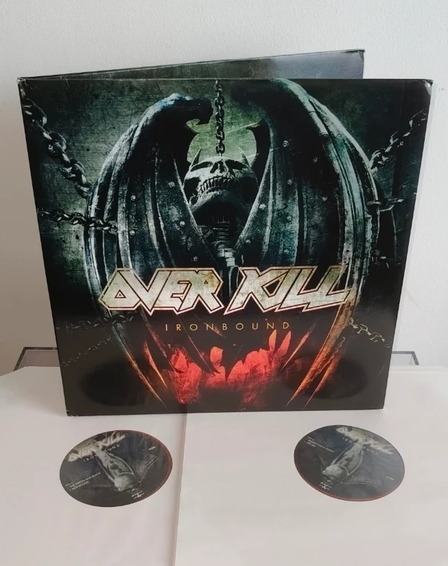 OverKill - Ironbound 2010 A.D. Original Europe Gatefold DLP Edition In 180g Orange Vinyl