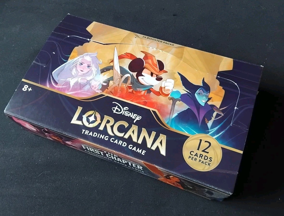 🔥DISNEY LORCANA🔥THE FIRST CHAPTER🔥BOX 24 BUSTINE APERTO🔥1ª EDIZIONE EN01🔥