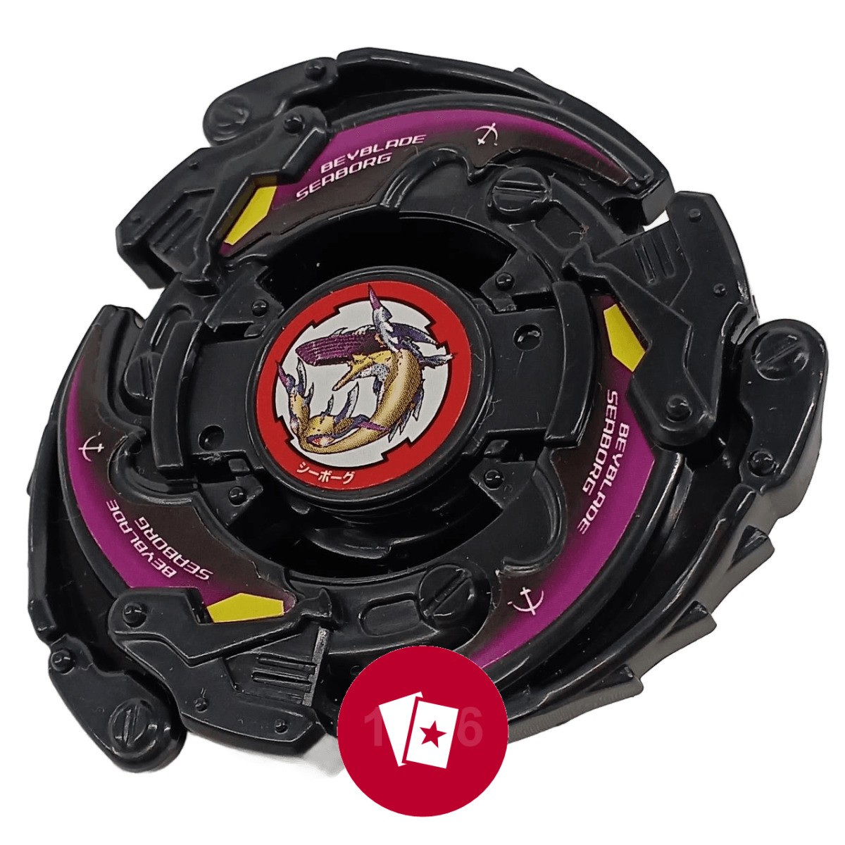 Modellino TAKARA Seaborg 2 Random Booster Version Beyblade Ten Wide Disk Japan usato