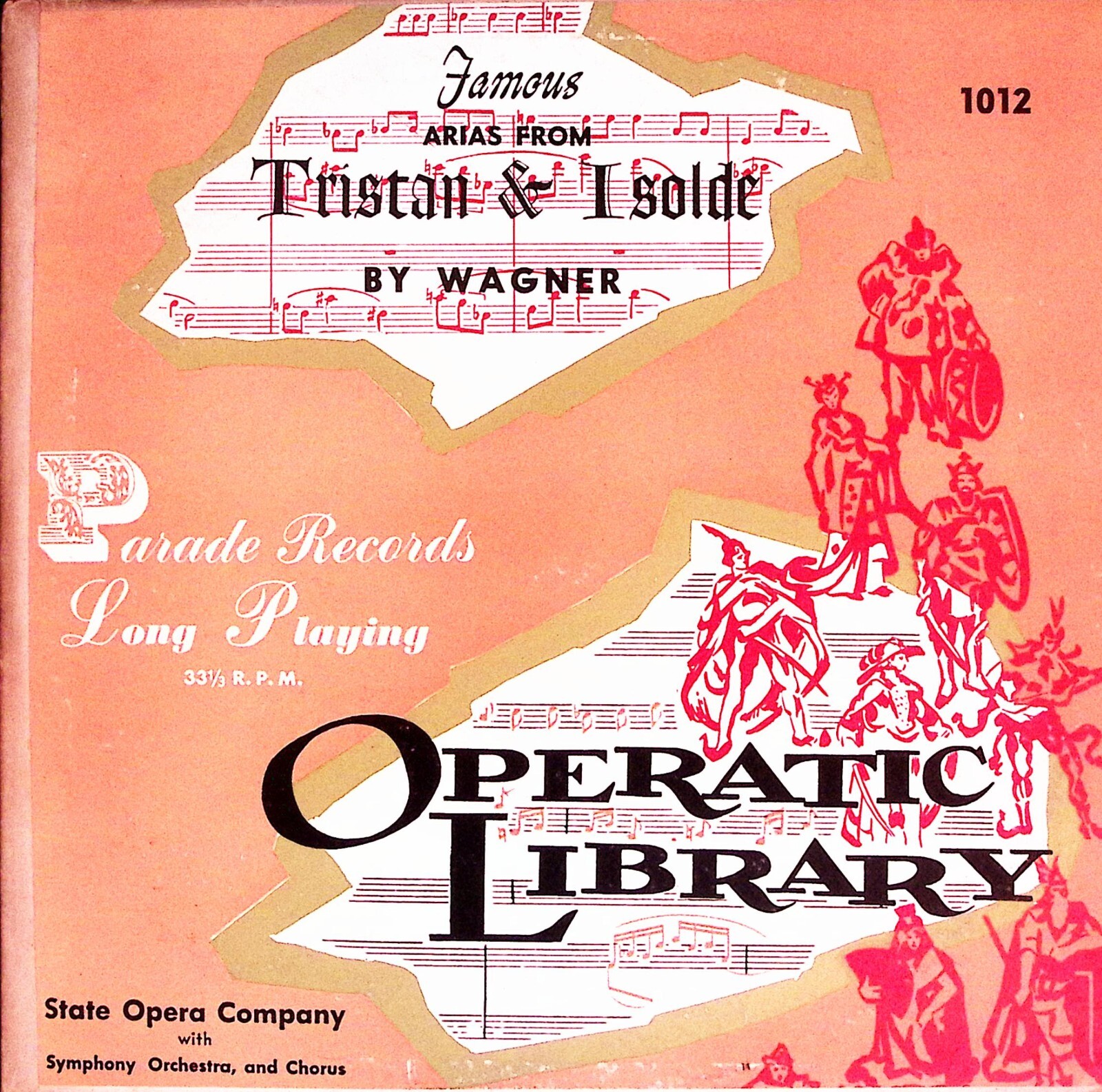 STATE OPERA COMPANY TRISTAN & ISOLDE WAGNER PARADE 10" VINYL 2-LP SET 766