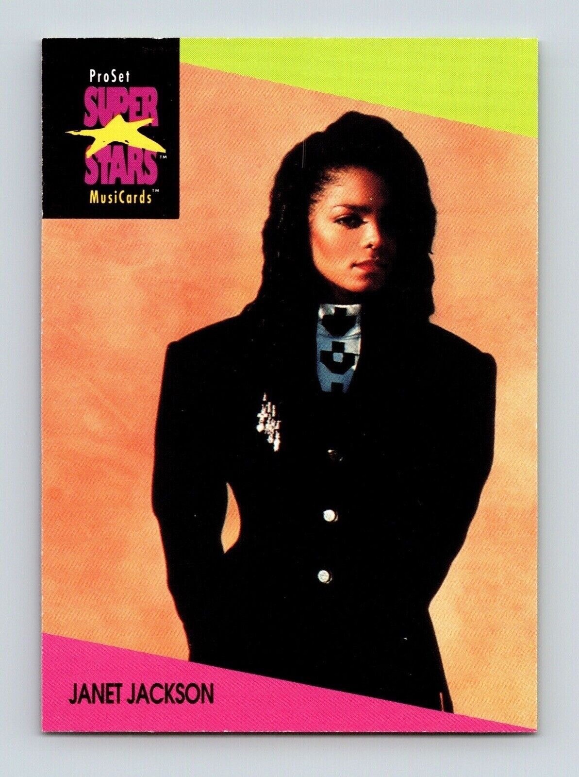 Janet Jackson 58 Pro Set 1991 SuperStars MusiCards Rock Express TCG CCG