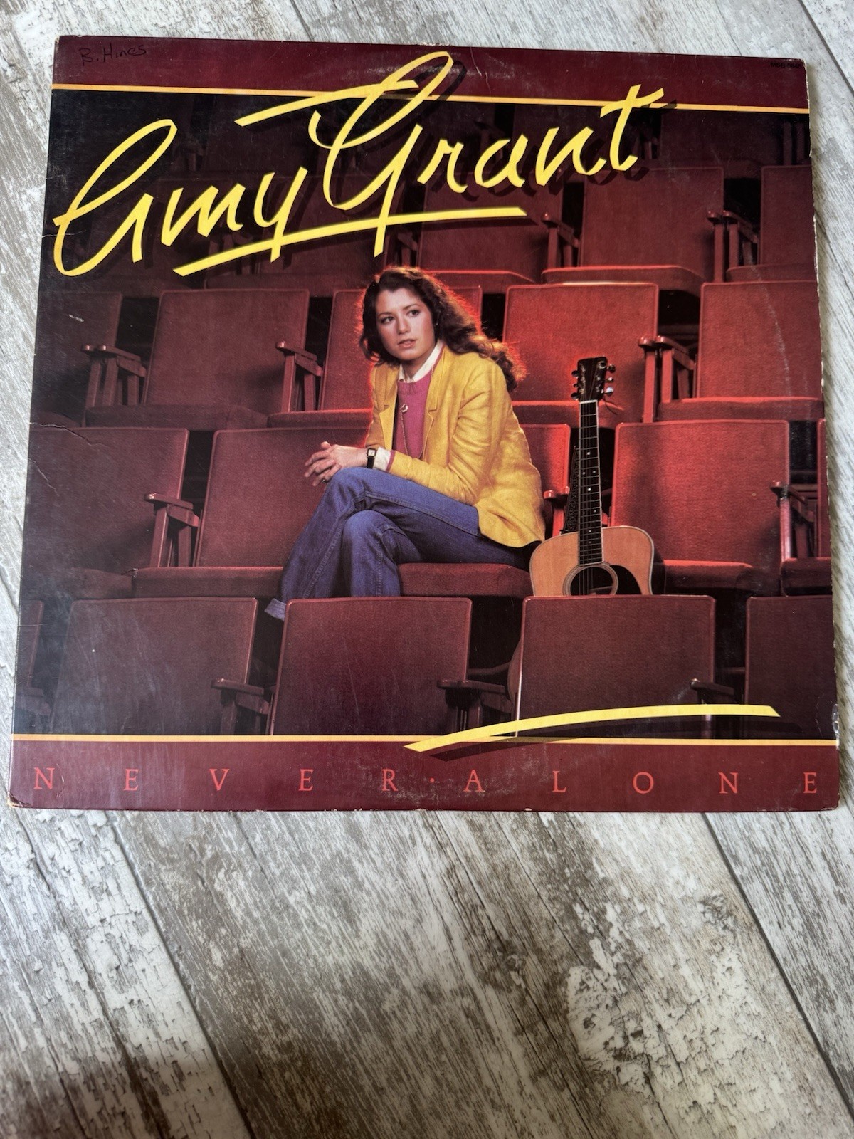 Amy Grant: Never Alone VINYL LP ALBUM 1980 MYRRH RECORDS DON'T GIVE UP ON ME