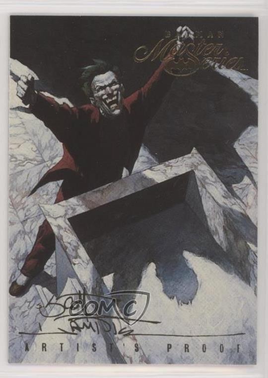 1995 SkyBox Batman Master Series Artist Proof Shadow of the Bat #84 0b3o