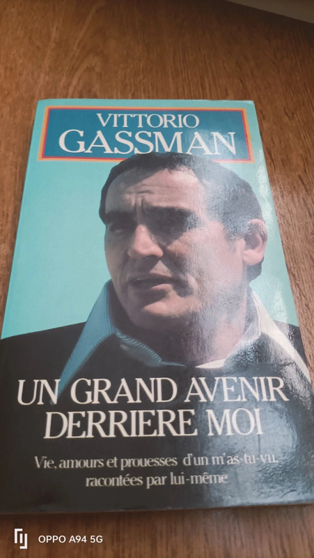 Un grand avenir derriere moi di Vittorio Gassman
