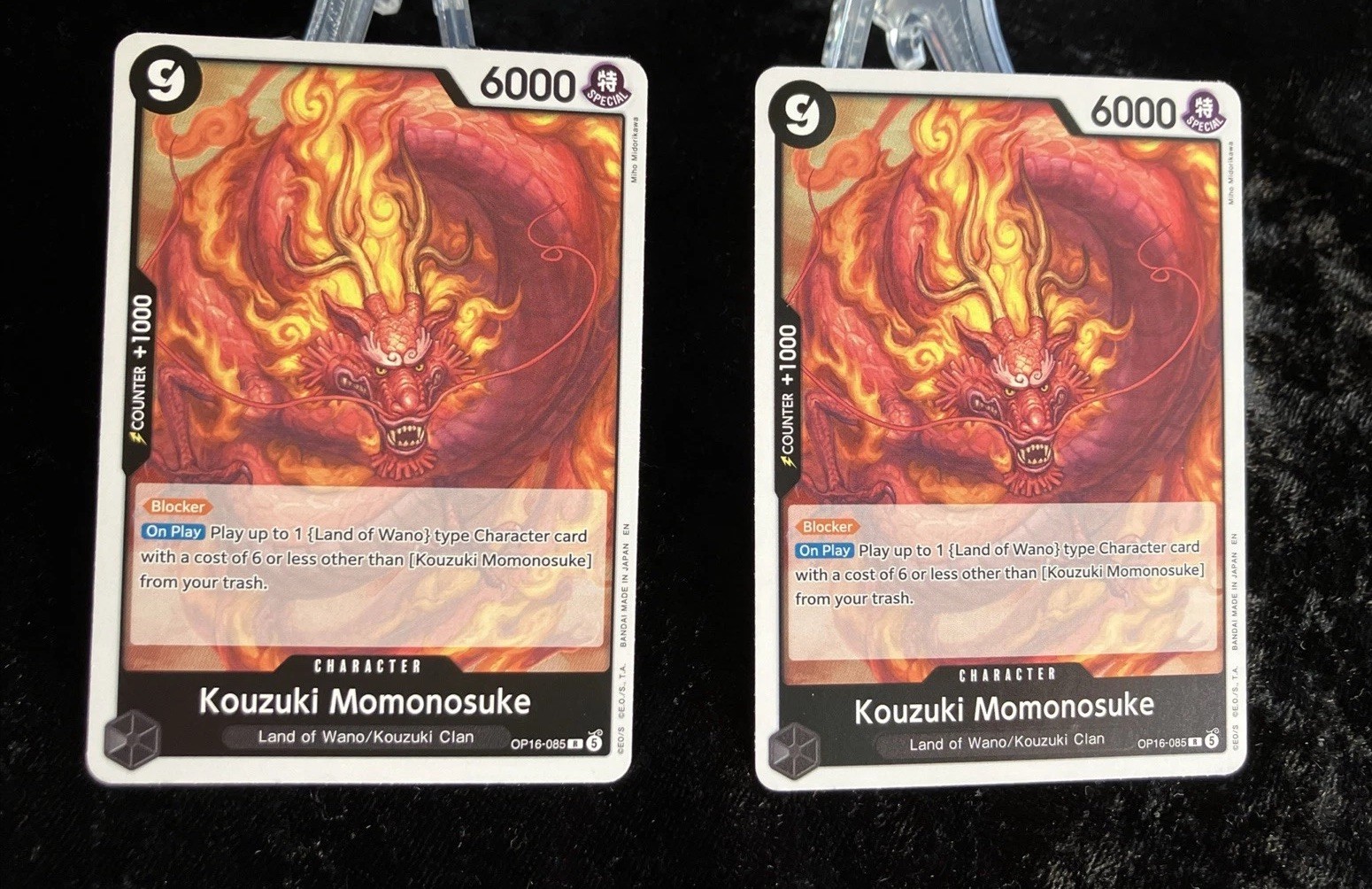 Kouzuki Momonosuke OP16-085 (R) English One Piece NM X2!