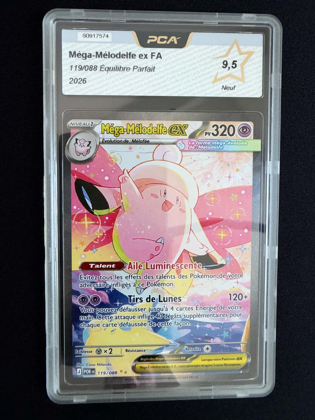 Mega Mélodelfe Ex FA Alt 119/088 ME03 PCA 9,5 FR