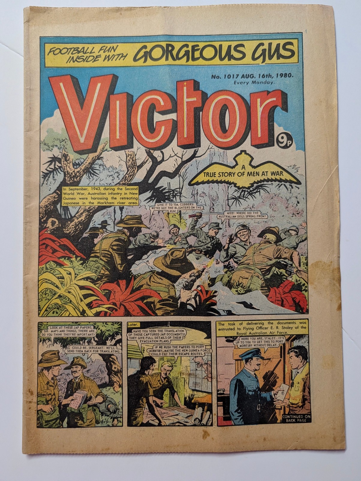 The Victor Comic, No 1017, August 16th 1980.