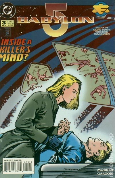 Babylon 5 #3 VG 1995 immagine stock basso grado