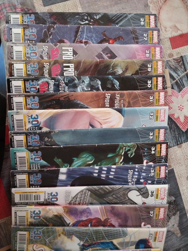 lotto fumetti spiderman