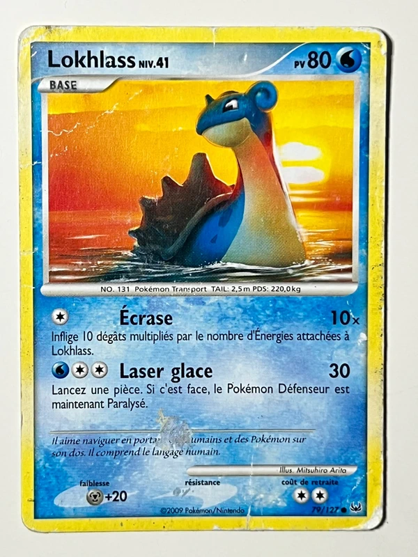 Carte Pokémon Lokhlass 80pv 79/127