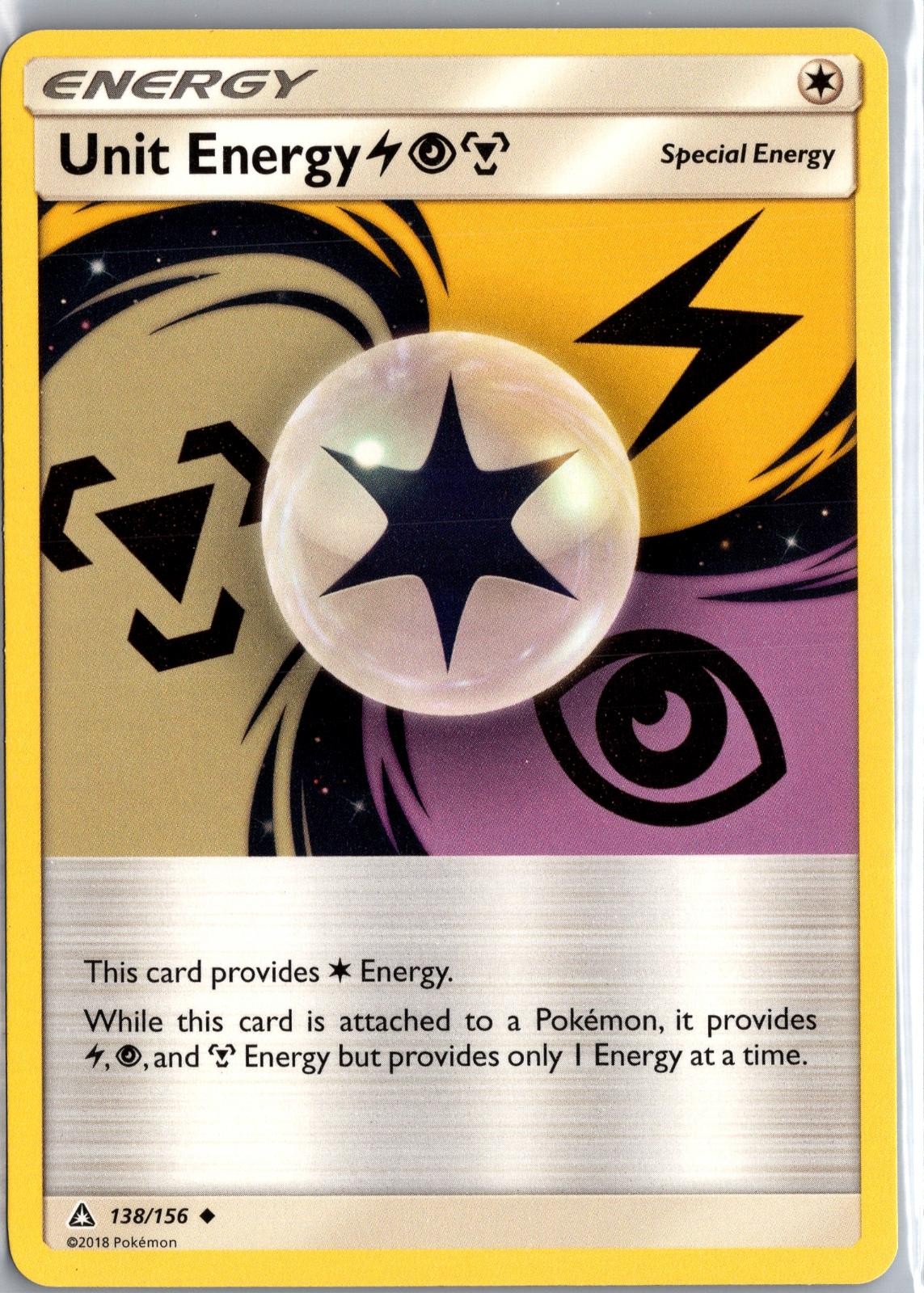 Unità Energia FulminePsychicMetal 138/156 Non Comune Ultra Prisma Pokemon LP