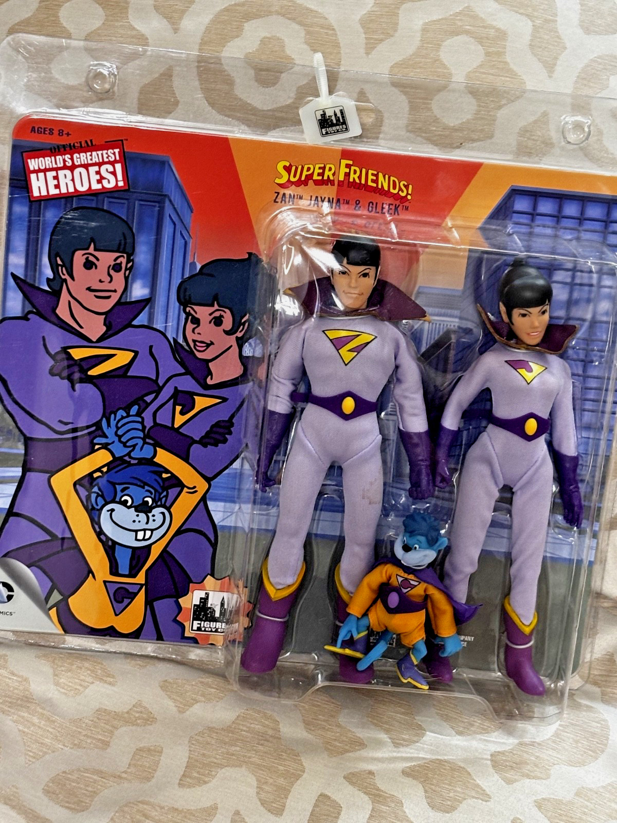 Super Friends Wonder Twins con Gleek Figure Toy Company action figure Mego